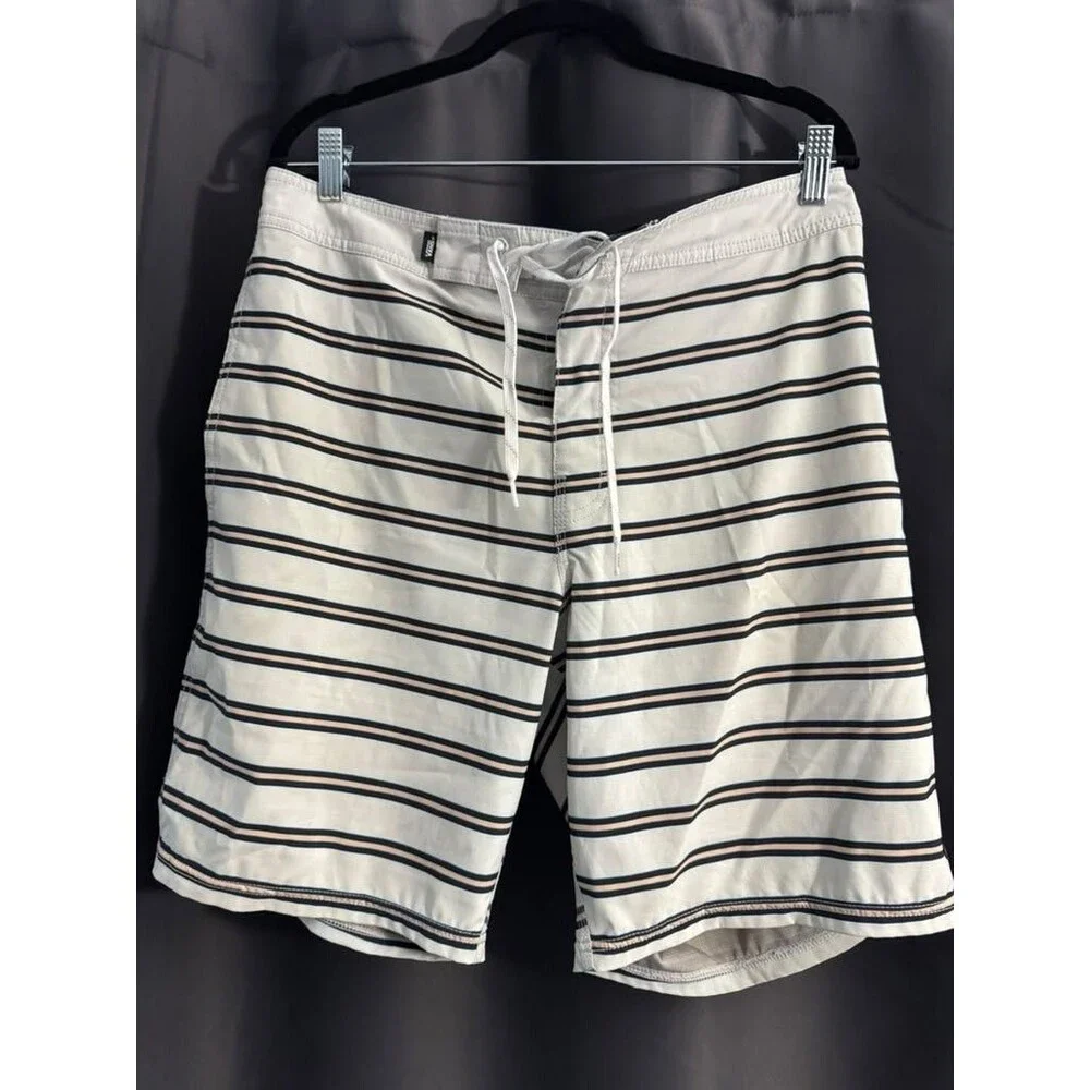 Vans Striped Board Shorts Swim Trunks – Men’s Size 36 XL